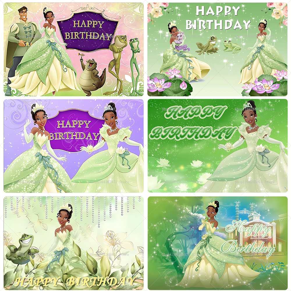 Baby Food Plan - Disney Tiana Princess Backdrop Girls Birthday