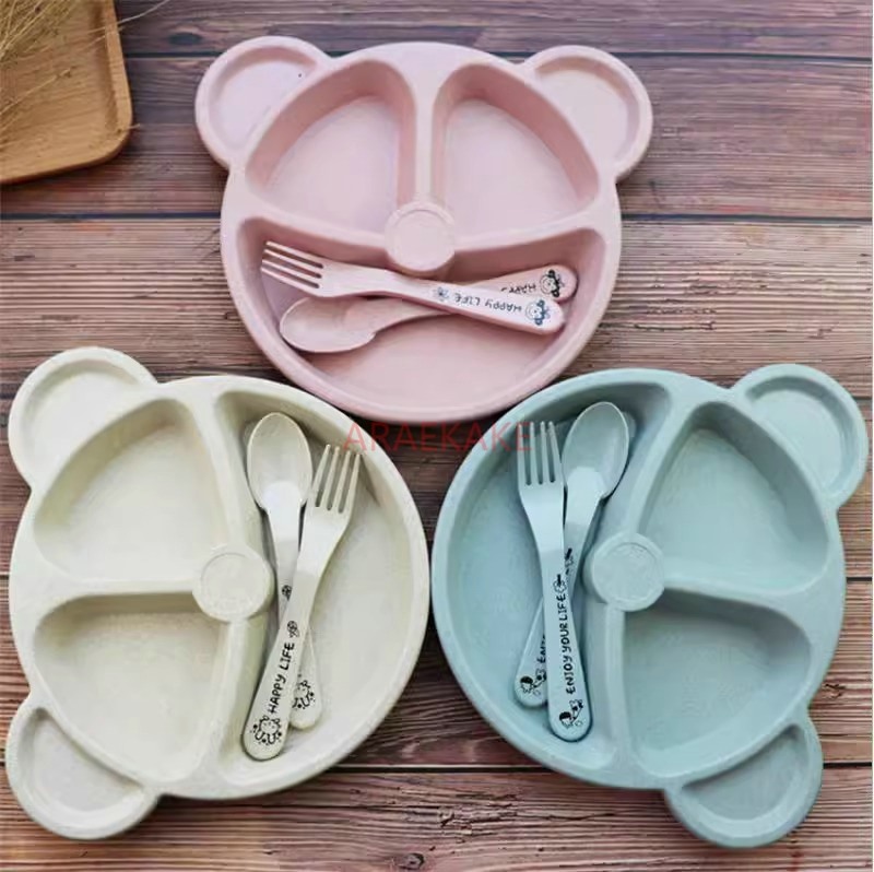 Baby Food Set - Children's Dining Plate Set Dining Utensils