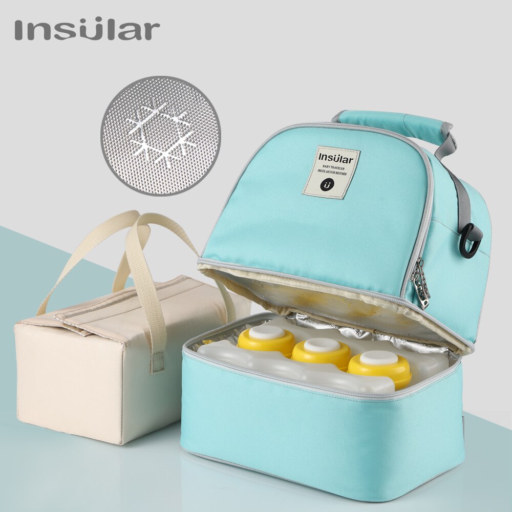 Baby Food Thermos - Mummy Diaper Backpack Baby Milk Food