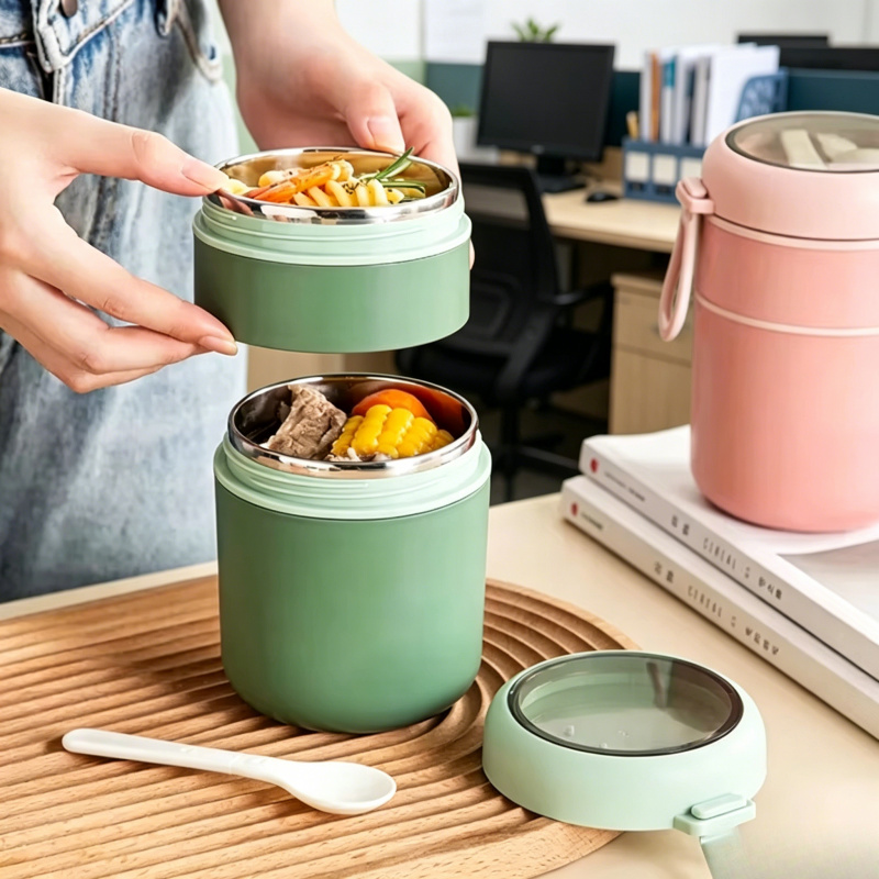 Baby Food Thermos - 530/710ml Food Thermal Jar, Insulated Soup