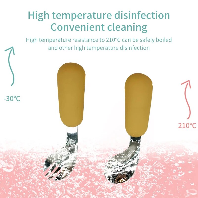 Baby Spoon Fork Set 316 Stainl - Baby Food Product recensie en prijs