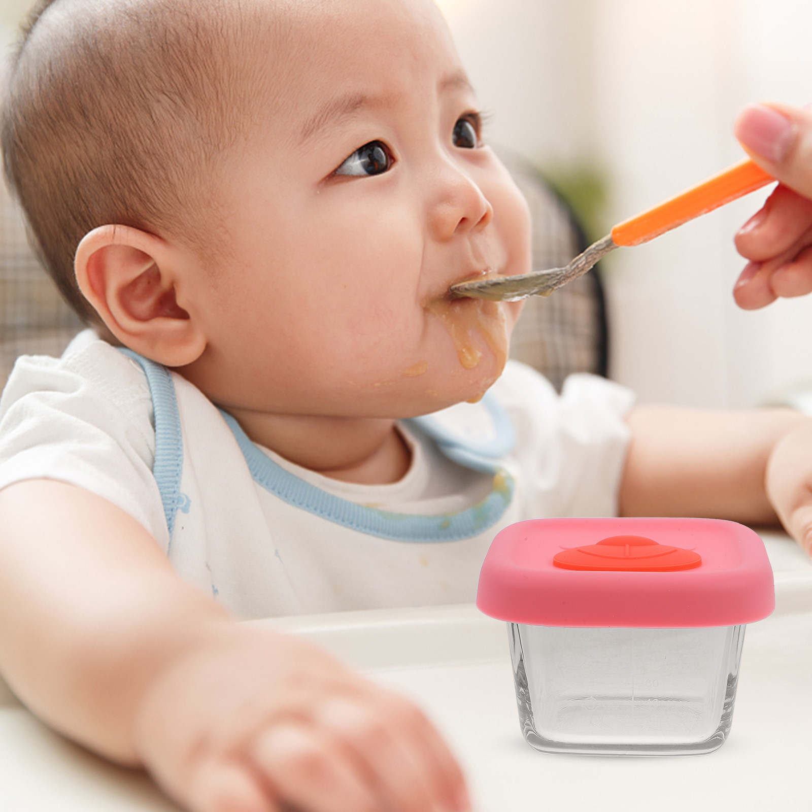 Baby Scale Food Bowl 140Ml Lid - Baby Food Glass recensie en prijs
