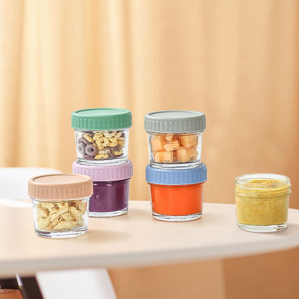 6pcs Mason Jar Glass Baby Food - Baby Food Glass recensie en prijs
