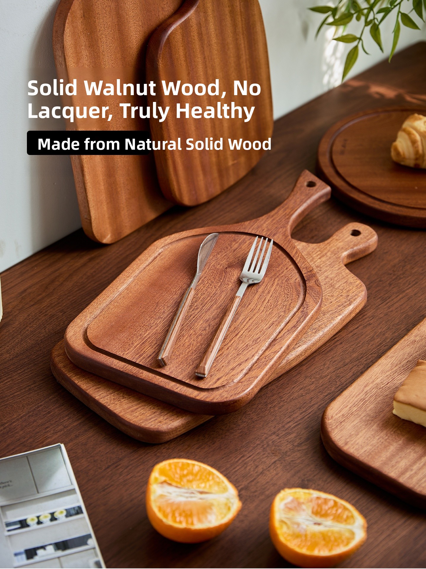  Wood Cutting Board Uptown Tea - Baby Food Restaurant recensie en prijs