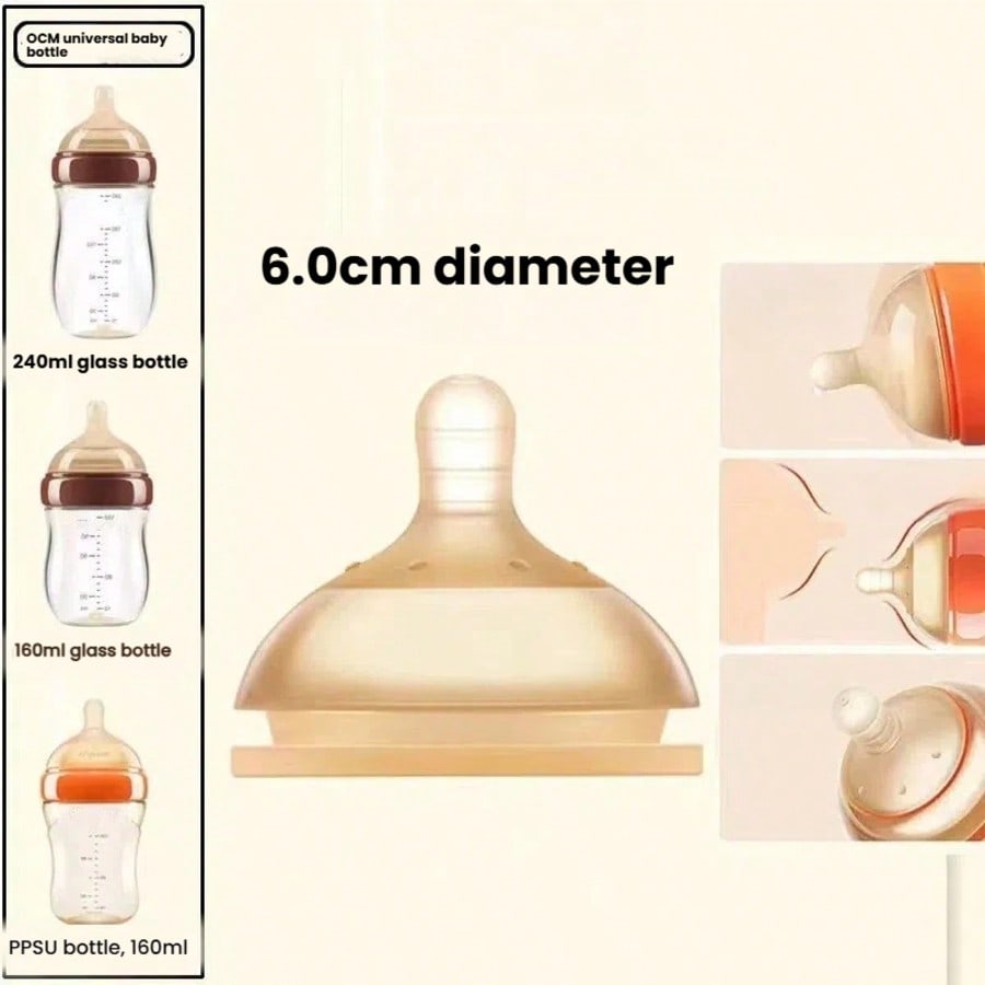 1pc Wide-neck Baby Bottle Nipp - Baby Food Glass recensie en prijs
