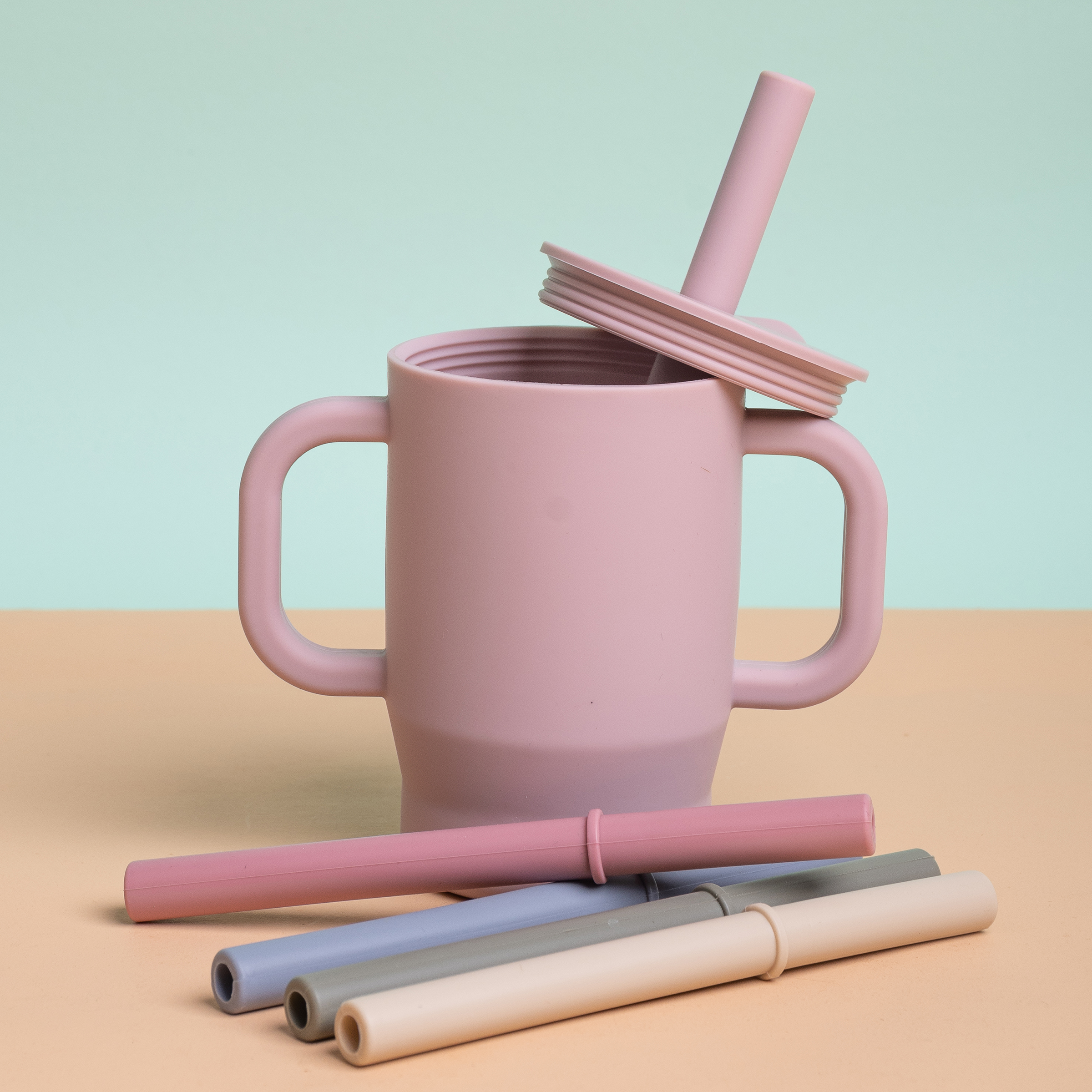 Morandi Color Silicone Straw,  - Baby Food Thermos recensie en prijs