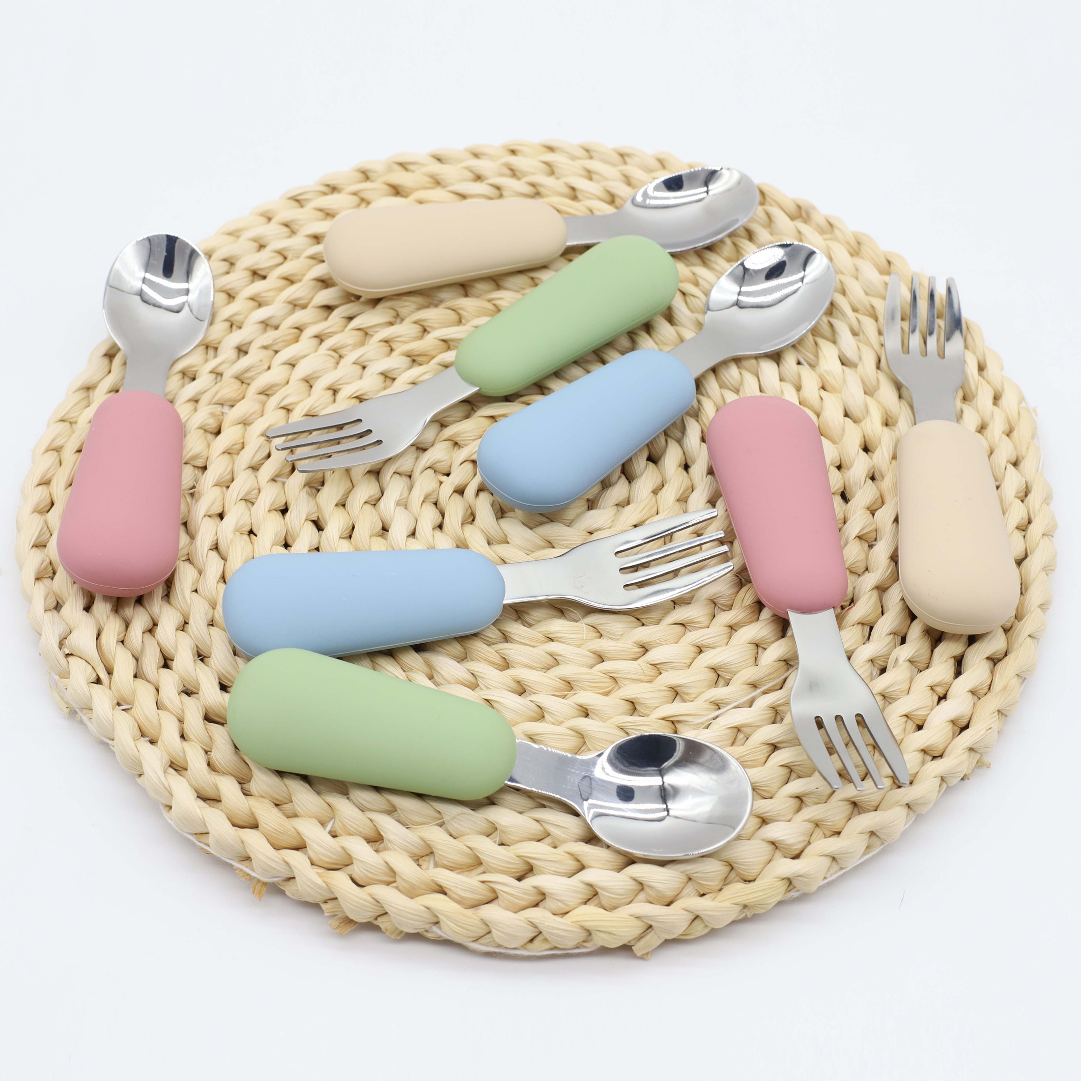 Silicone stainless steel spoon - Baby Food Lunch recensie en prijs