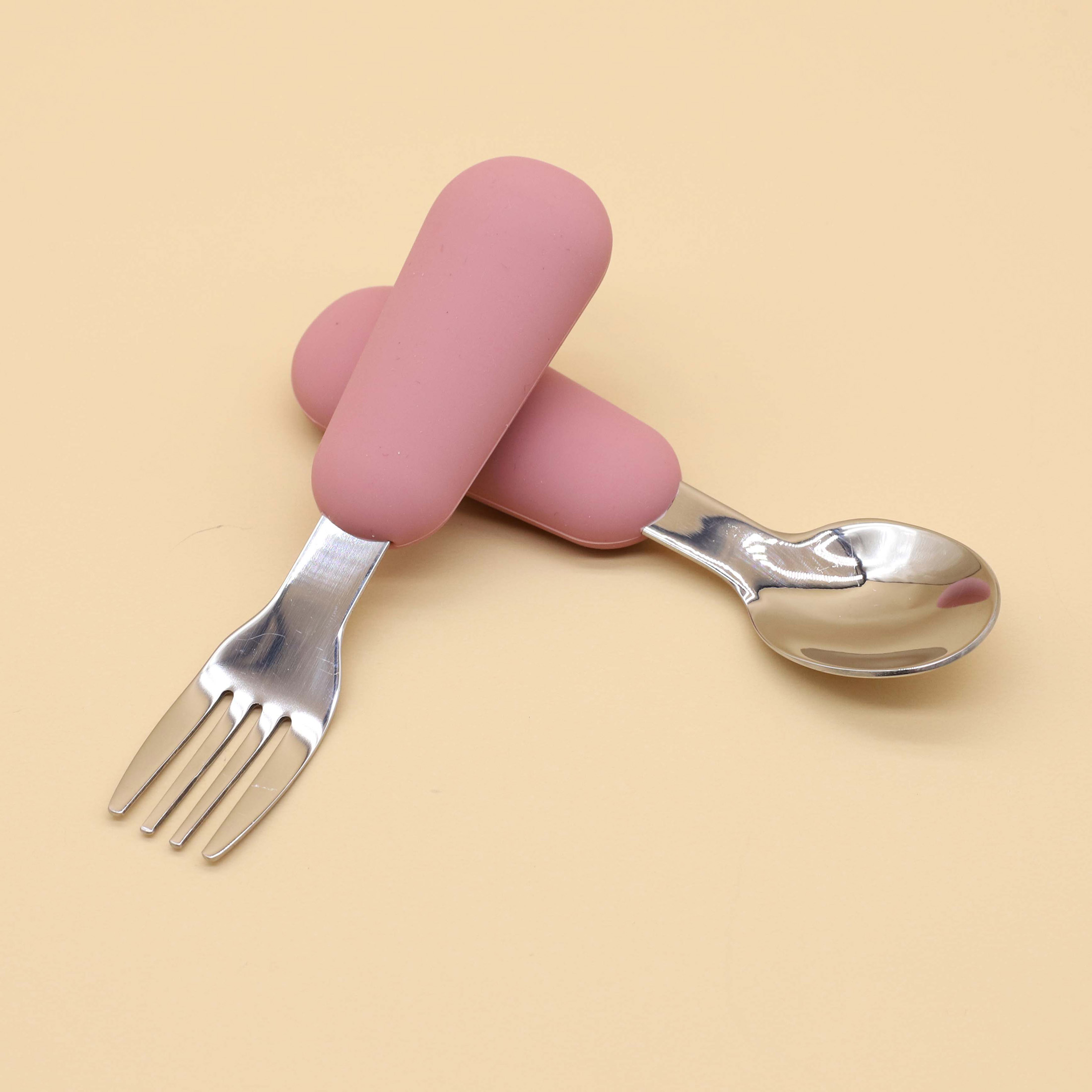 Silicone stainless steel spoon - Baby Food Lunch recensie en prijs