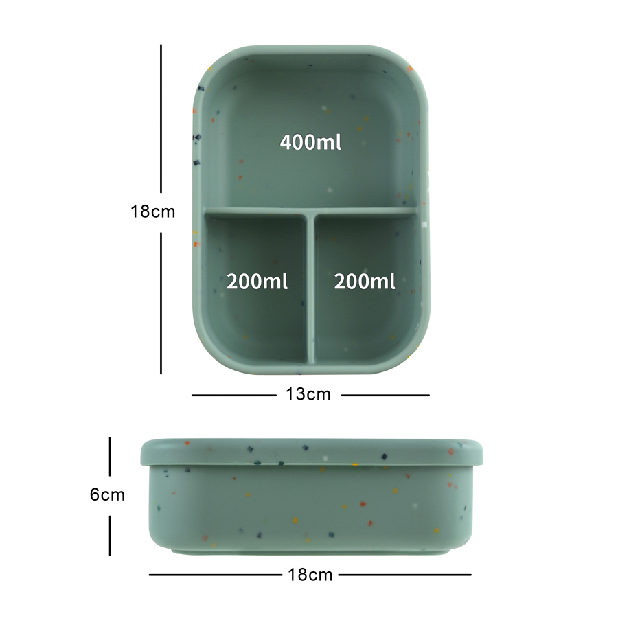 1PCS Microwave Lunch Box Silic - Baby Food Hero recensie en prijs
