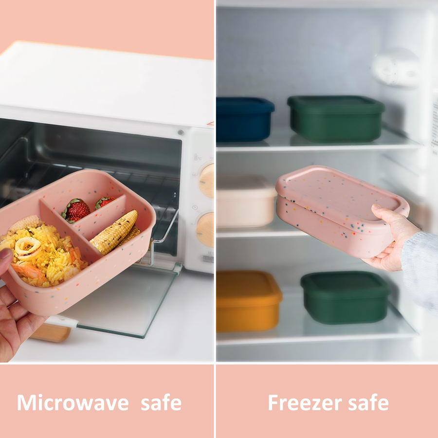 1PCS Microwave Lunch Box Silic - Baby Food Hero recensie en prijs