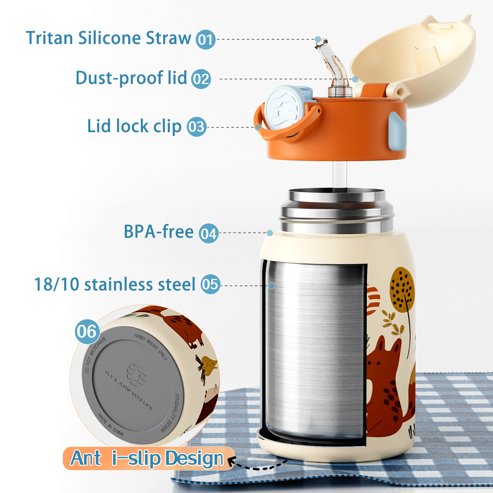 Fjbottle 400ml Kids Water Bott - Baby Food Thermos recensie en prijs