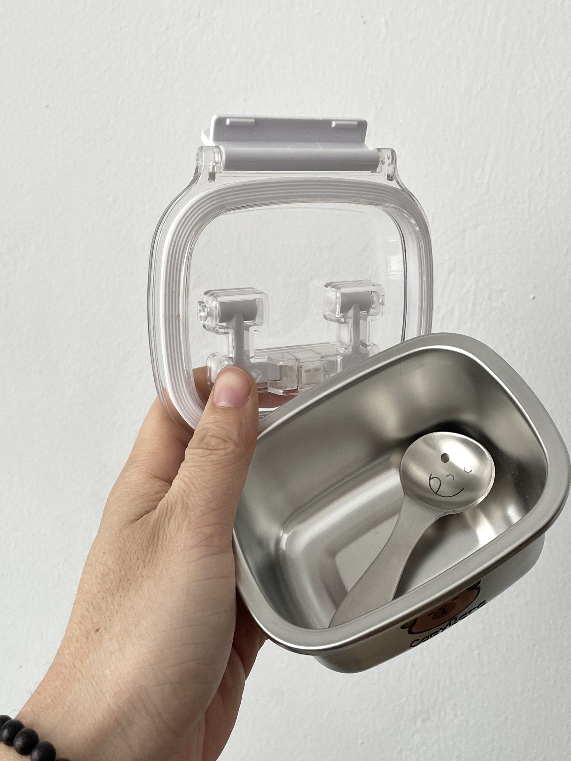 Cute Cartoon Stainless Steel 3 - Baby Food Yogurt recensie en prijs