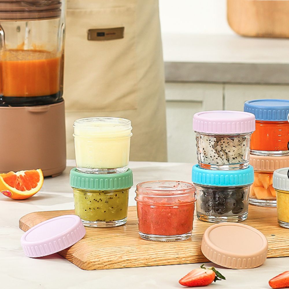 6pcs Multipurpose Glass Baby F - Baby Food Jar recensie en prijs