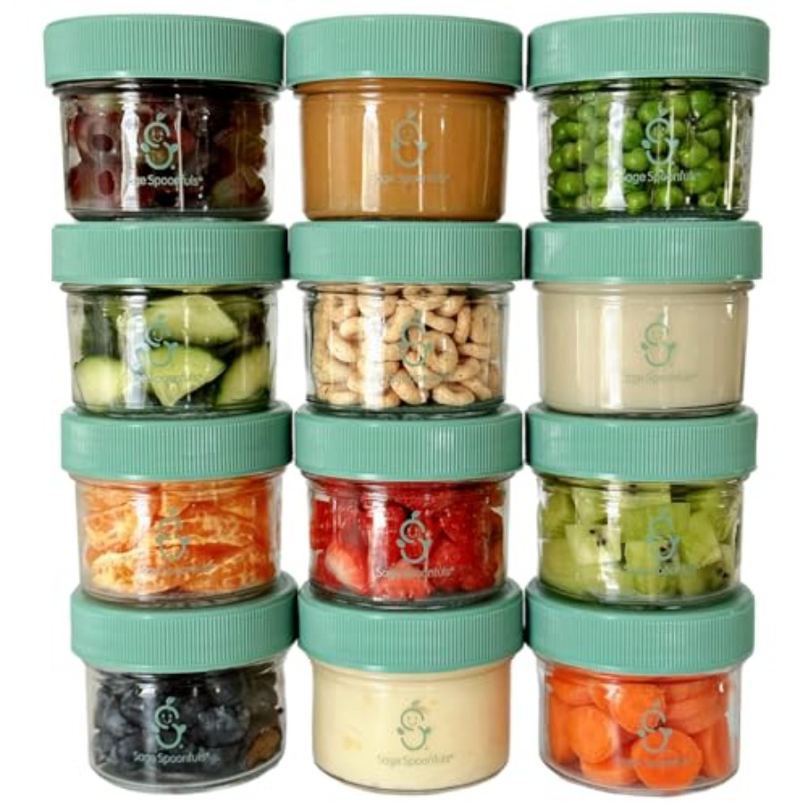Sage Spoonfuls -12 Pack 4 oz B - Baby Food Jar recensie en prijs