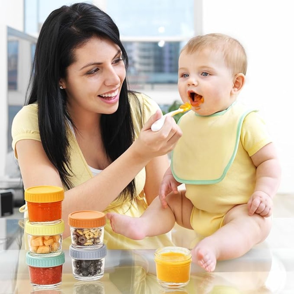 6pcs Glass Baby Food Jar Reusa - Baby Food Glass recensie en prijs
