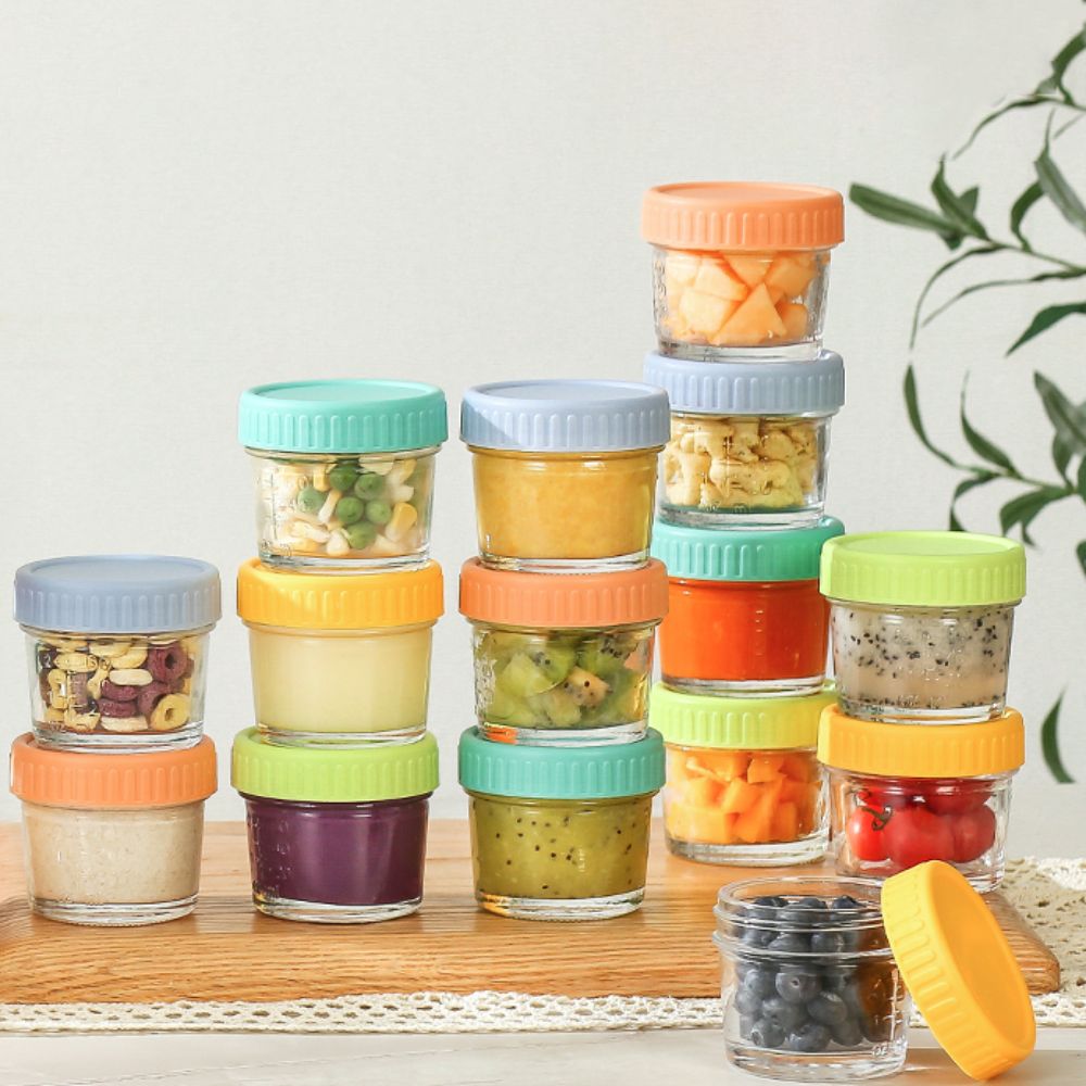 6pcs Glass Baby Food Jar Reusa - Baby Food Glass recensie en prijs