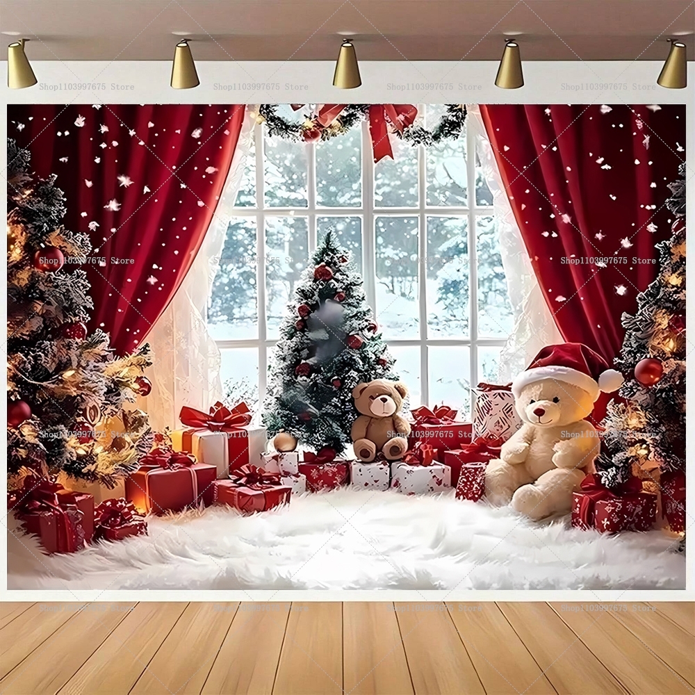Merry Christmas Backdrops Wond - Baby Food Plan recensie en prijs