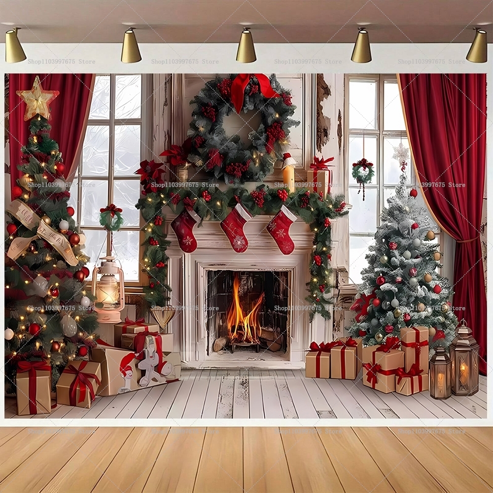 Merry Christmas Backdrops Wond - Baby Food Plan recensie en prijs
