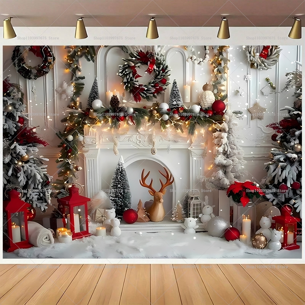 Merry Christmas Backdrops Wond - Baby Food Plan recensie en prijs