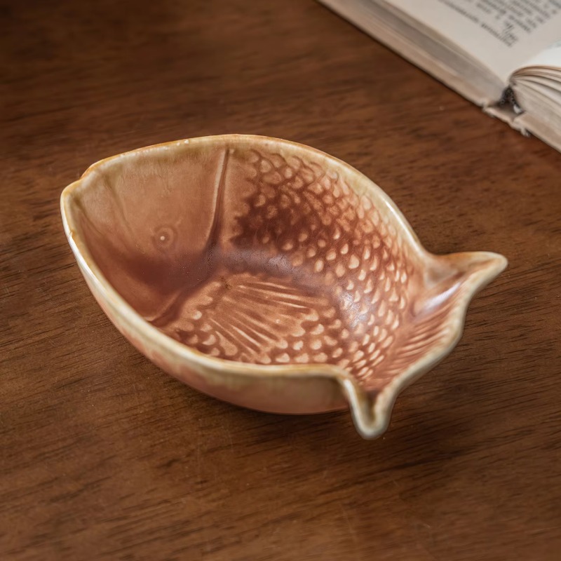 Creative Fish Shape Ceramic Bo - Baby Food Restaurant recensie en prijs