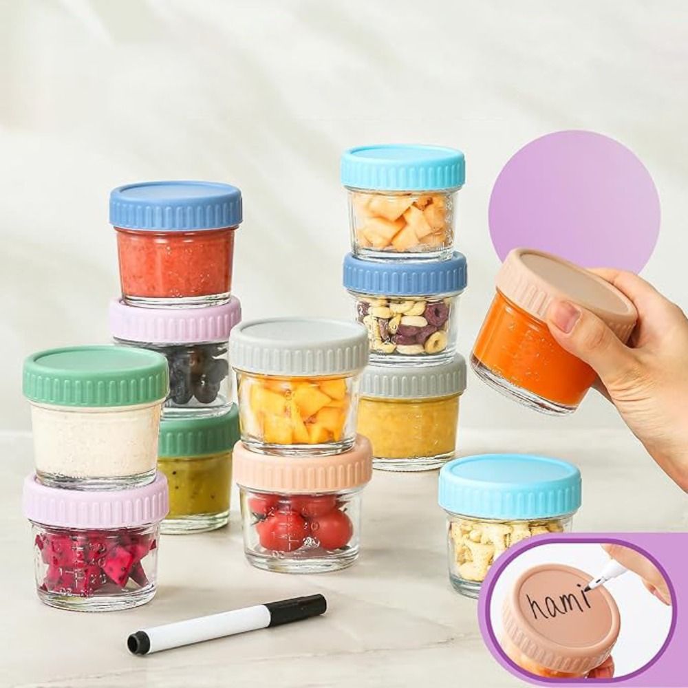 6pcs Mason Jar Glass Baby Food - Baby Food Jar recensie en prijs