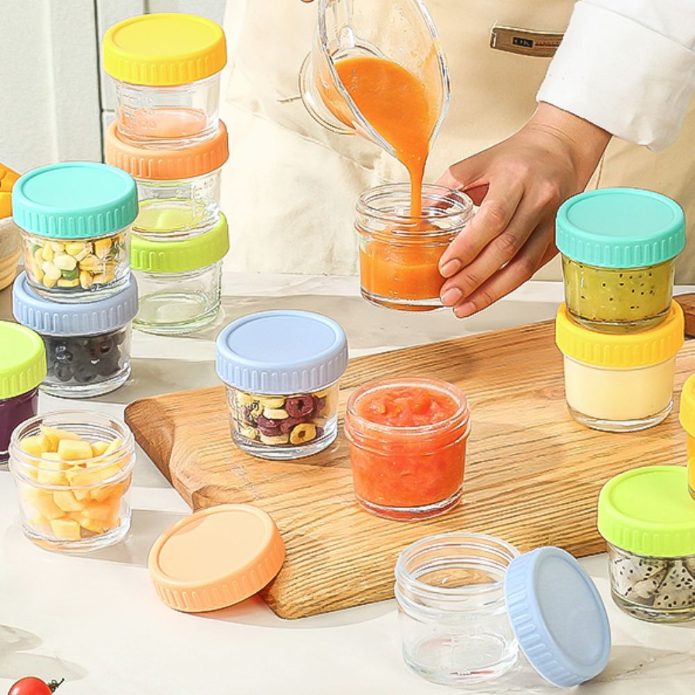 6pcs Mason Jar Glass Baby Food - Baby Food Jar recensie en prijs