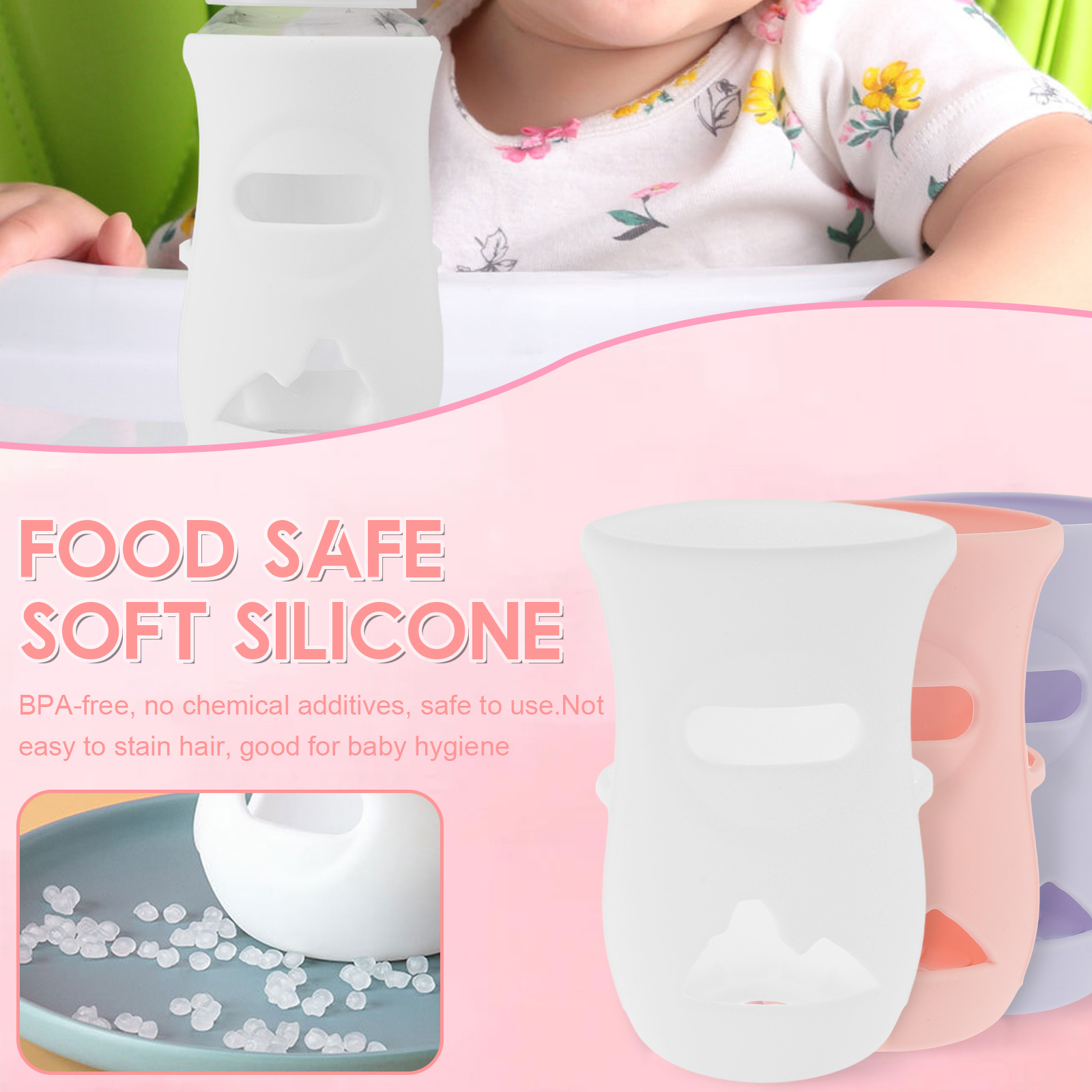 Silicone Sleeves Silicone Baby - Baby Food Glass recensie en prijs