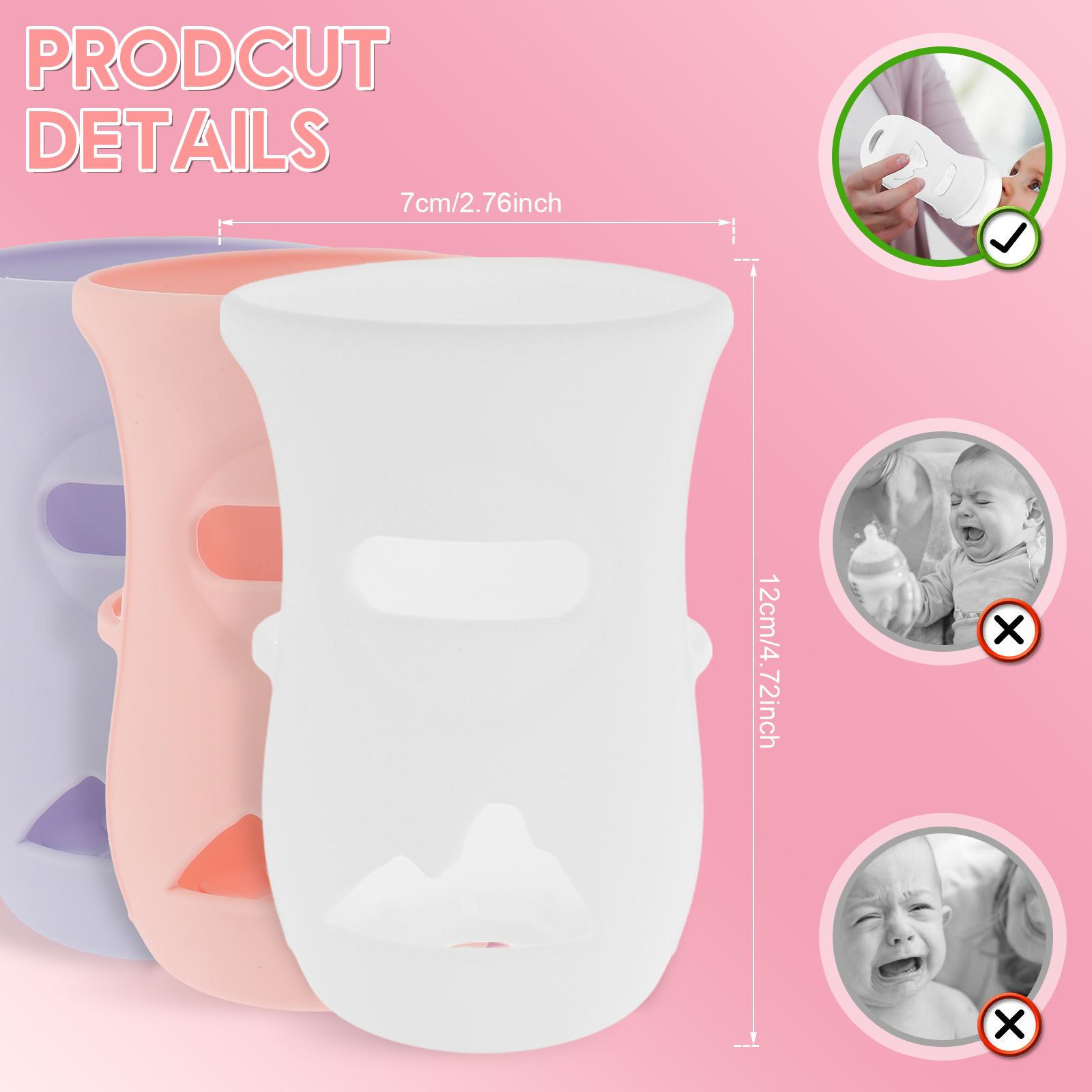 Silicone Sleeves Silicone Baby - Baby Food Glass recensie en prijs