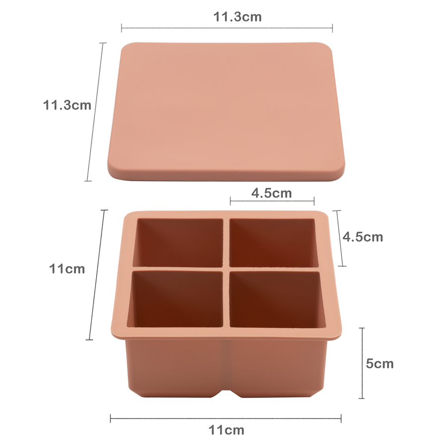 Food Grade Soft Silicone Squar - Baby Food Hero recensie en prijs