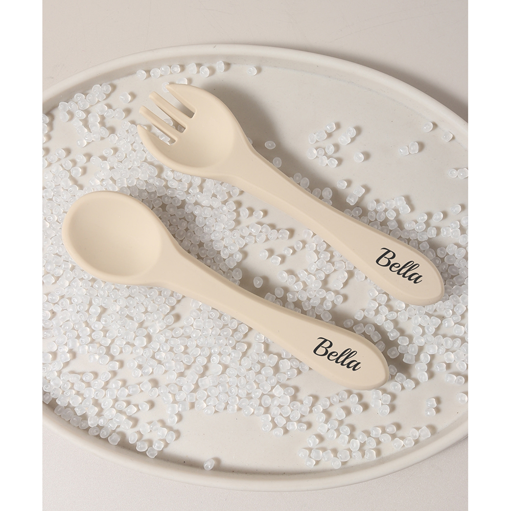 Custom name 1 pair silicone sp - Baby Food Lunch recensie en prijs