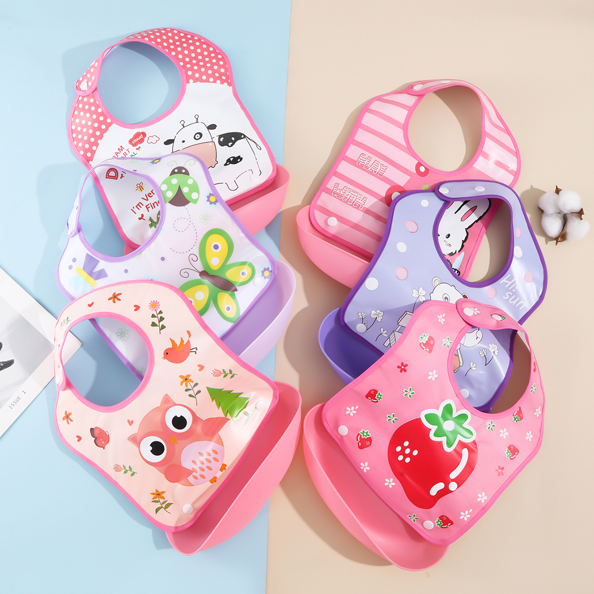 Baby food bib Baby waterproof  - Baby Food Set recensie en prijs