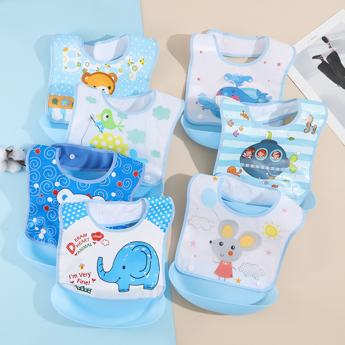Baby food bib Baby waterproof  - Baby Food Set recensie en prijs