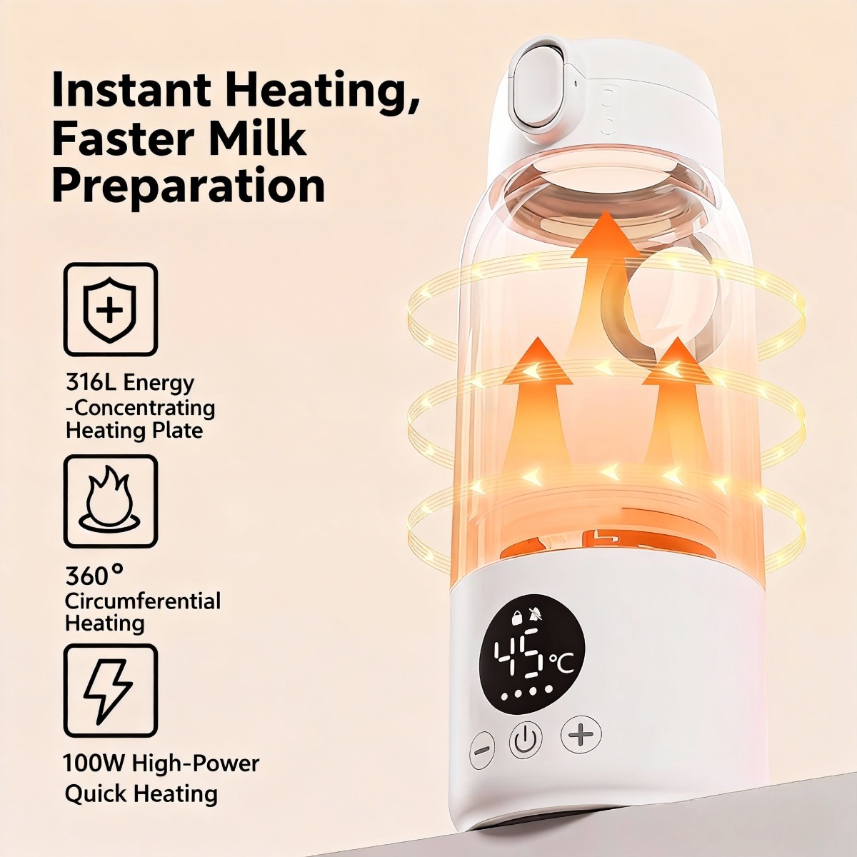 Portable Baby Milk Bottles War - Baby Food Thermos recensie en prijs