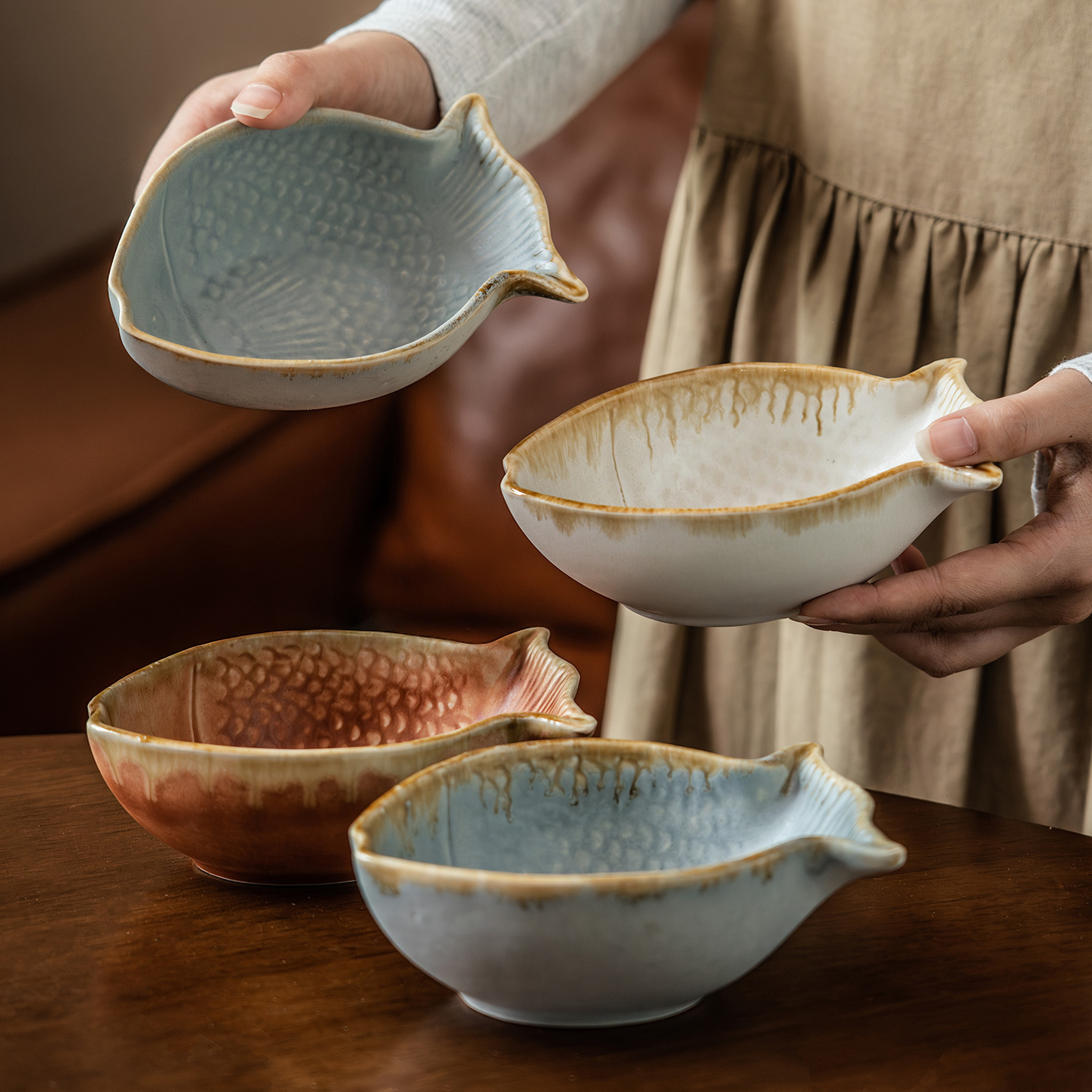 Creative Fish Shape Ceramic Bo - Baby Food Restaurant recensie en prijs