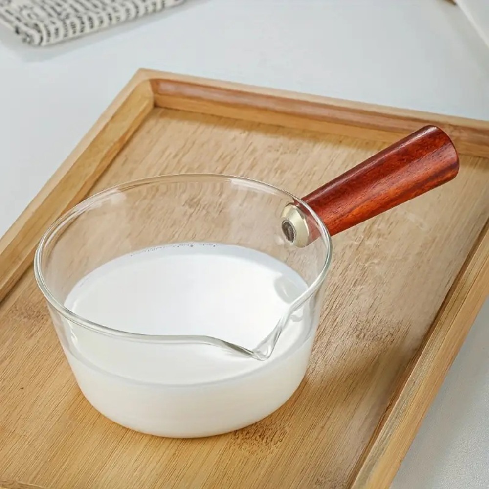 Fashion Wood Handle Glass Milk - Baby Food Glass recensie en prijs