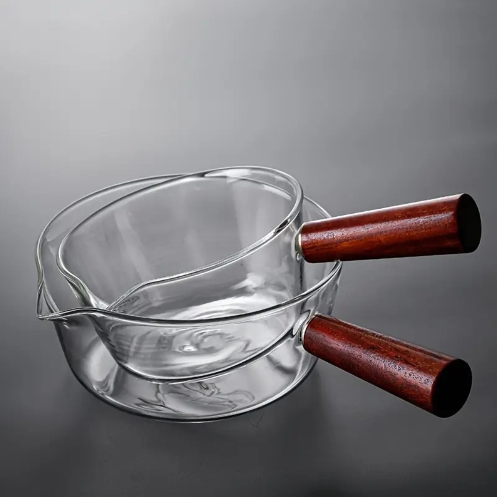 Fashion Wood Handle Glass Milk - Baby Food Glass recensie en prijs