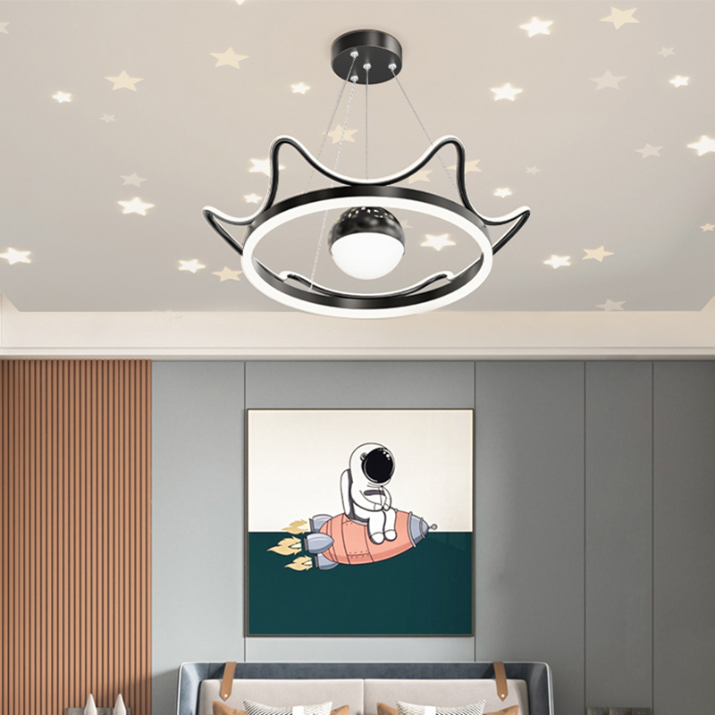 Modern Crown Starry Sky LED Pe - Baby Food Restaurant recensie en prijs