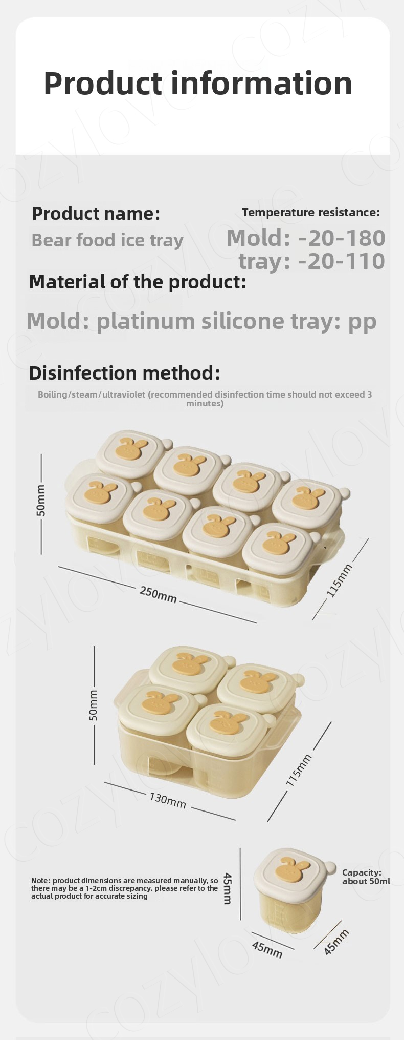 Portable Baby Food Freezer Tra - Baby Food Hero recensie en prijs