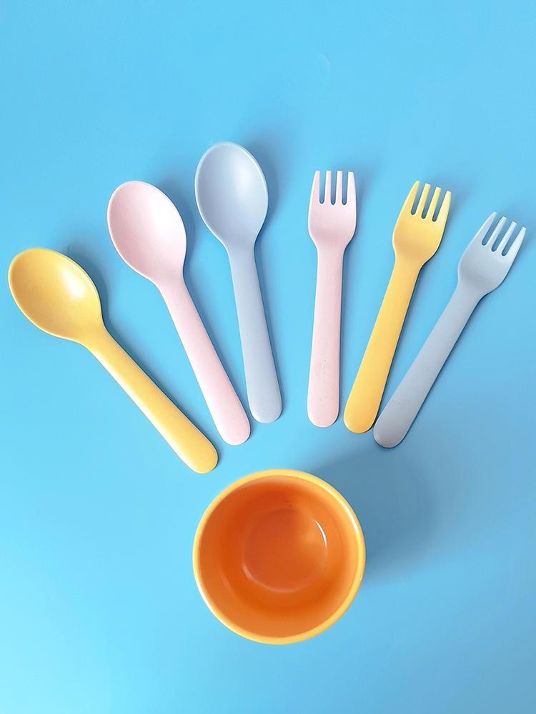 Bamboo Fiber Fork Spoon Baby A - Baby Food Restaurant recensie en prijs