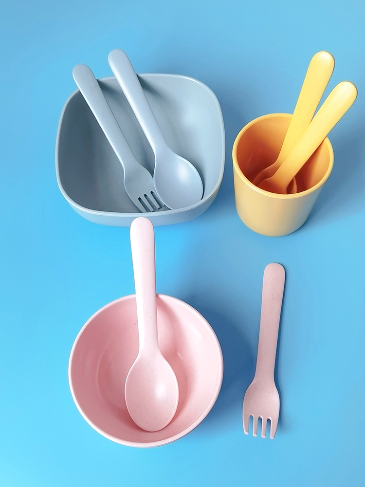 Bamboo Fiber Fork Spoon Baby A - Baby Food Restaurant recensie en prijs