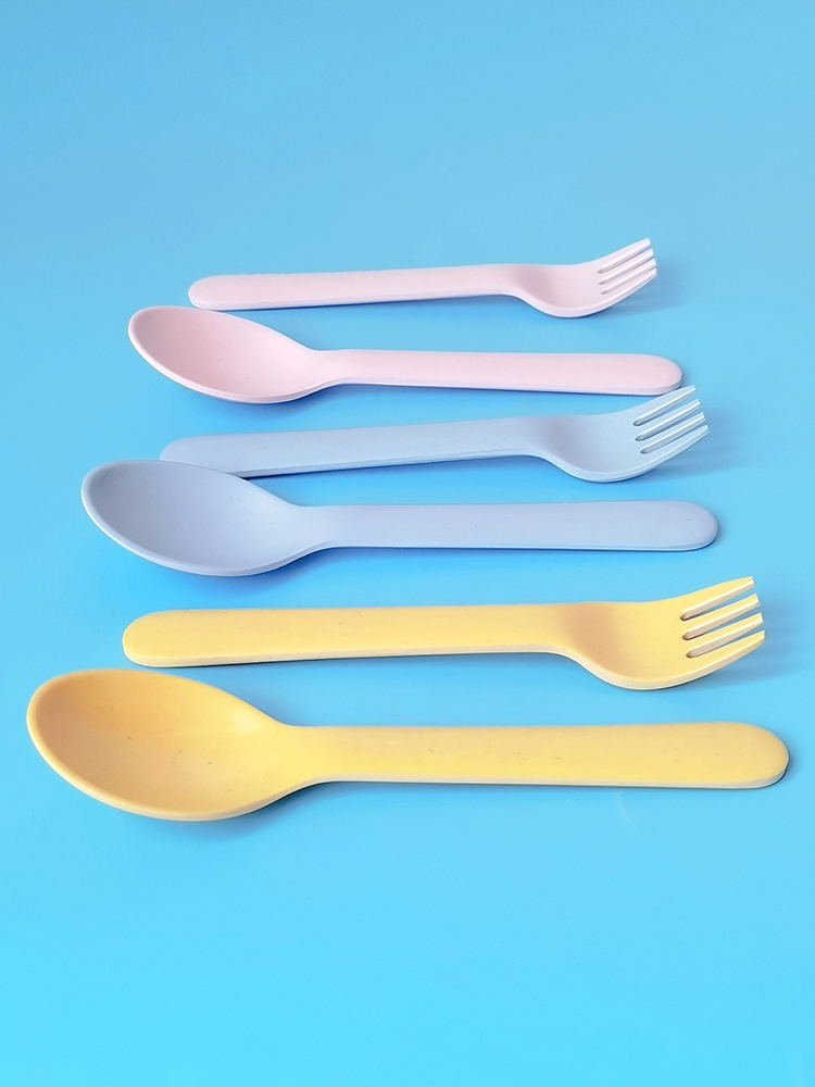 Bamboo Fiber Fork Spoon Baby A - Baby Food Restaurant recensie en prijs