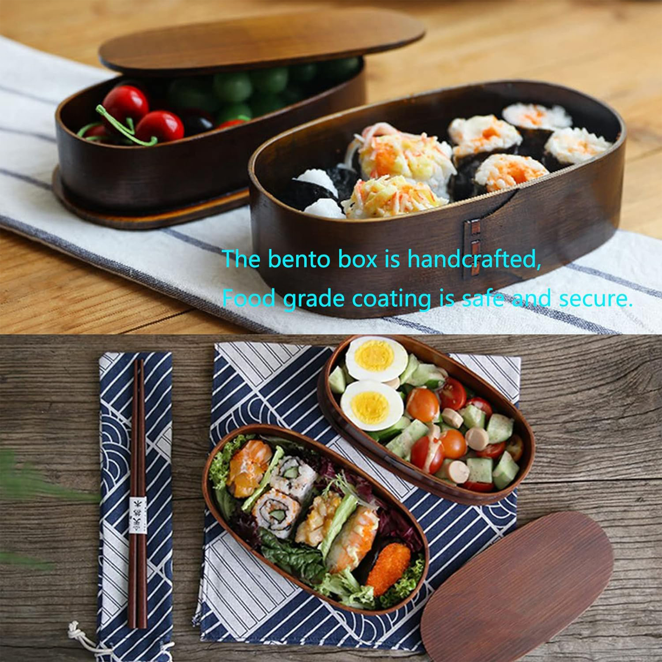 Double Wooden Lunchbox Bento B - Baby Food Lunch recensie en prijs