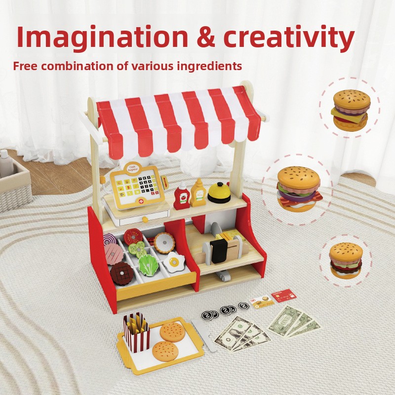 Children Toy Puzzle Wood Hambu - Baby Food Restaurant recensie en prijs