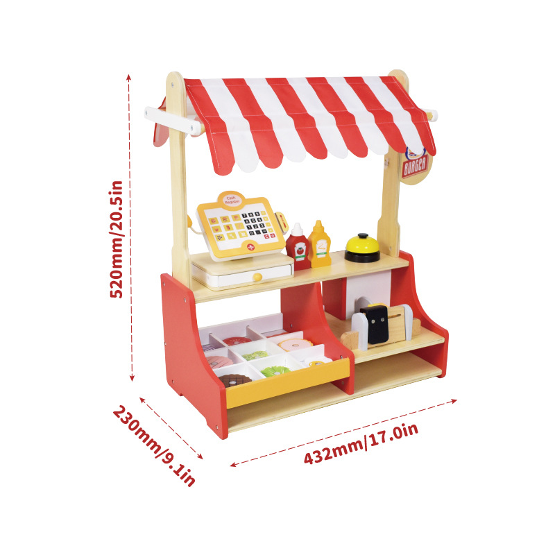 Children Toy Puzzle Wood Hambu - Baby Food Restaurant recensie en prijs