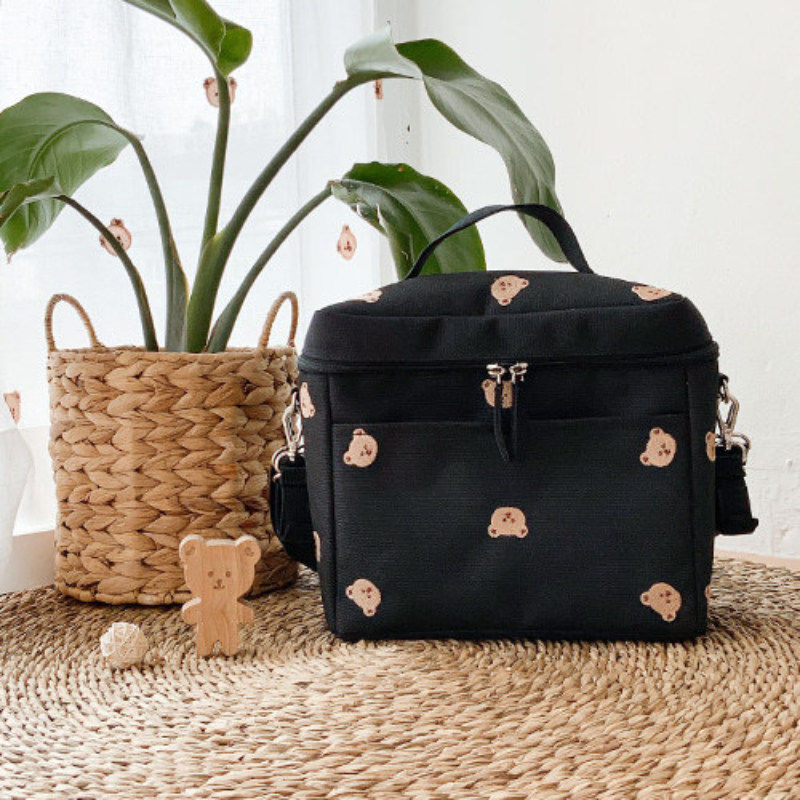 Bear Embroidery Baby Stroller  - Baby Food Thermos recensie en prijs